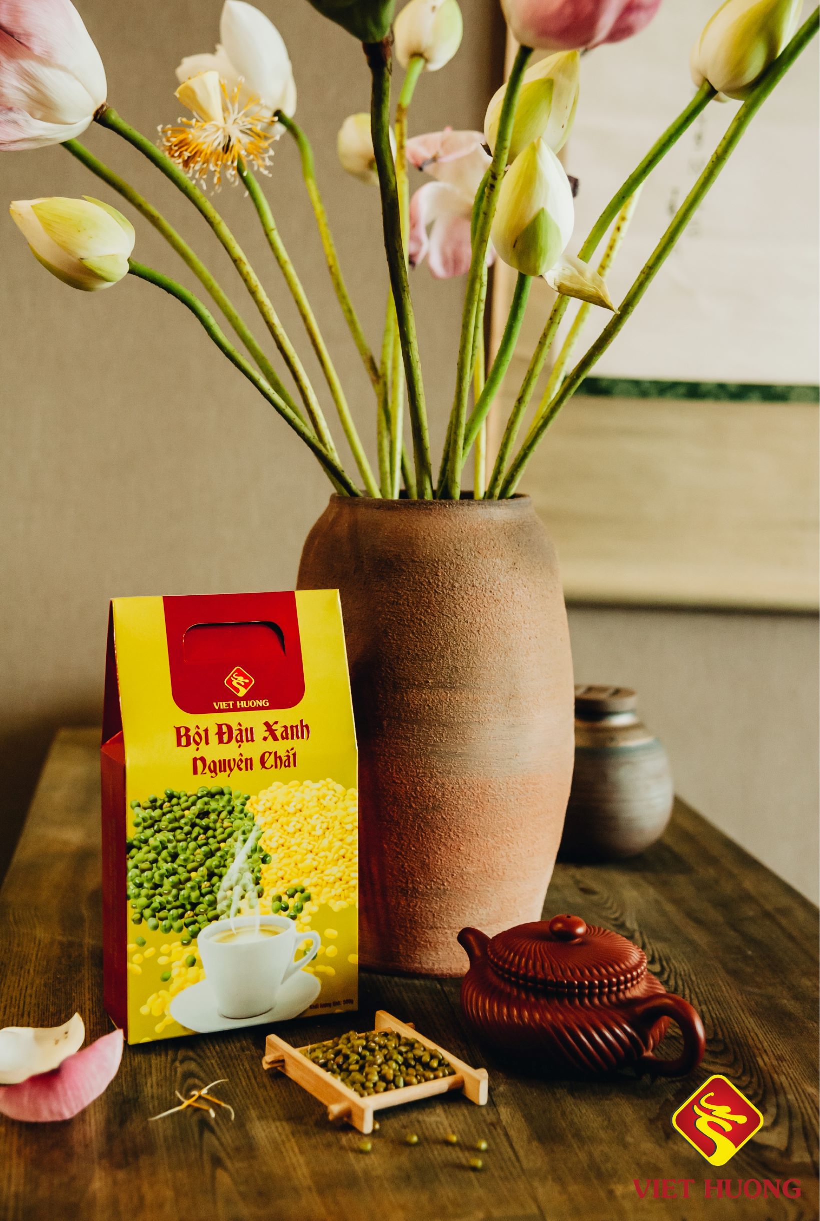 Bột đậu xanh nguyên chất (Hộp 500g)